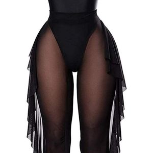 Black sheet swimsuit cover up